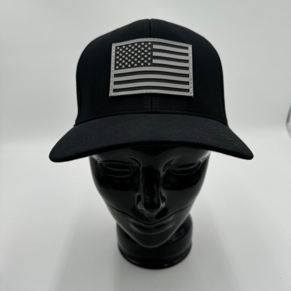 110 baseball cap hat USA Black Flag Patch Flexfit Snapback 110 SEP